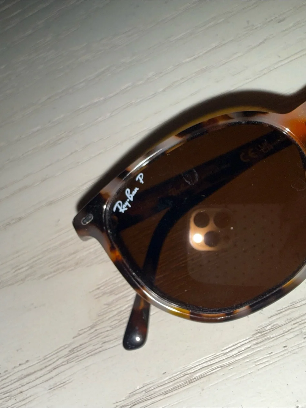 Ray-Ban Tortoise Brown Round Sunglasses